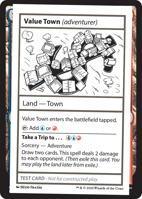 Value Town (adventurer) [Mystery Booster 2 Playtest Cards] Fashion