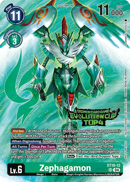 Zephagamon [ST18-12] (2024 Evolution Cup Top 4) [Starter Deck: Guardian Vortex] Online Hot Sale