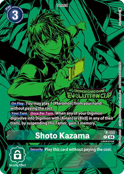 Shoto Kazama [P-133] (2024 Evolution Cup) [Promotional Cards] For Sale