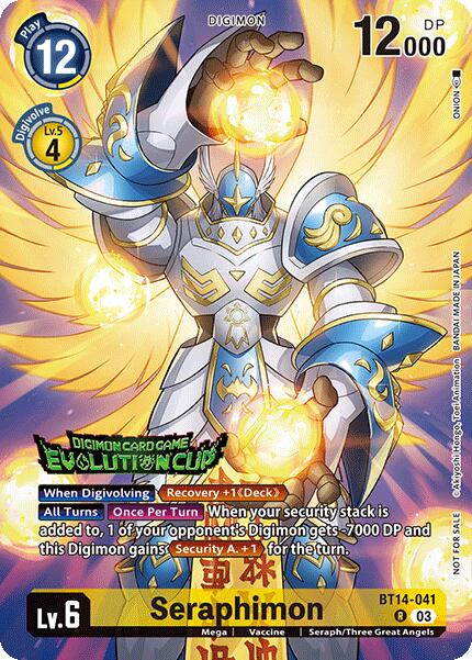 Seraphimon [BT14-041] (2024 Evolution Cup) [Blast Ace] For Cheap