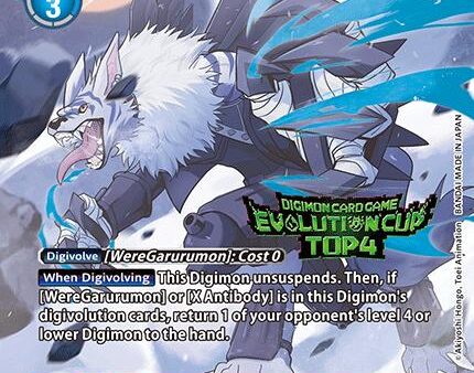 WereGarurumon (X Antibody) [BT9-028] (2024 Evolution Cup Top 4) [X Record Promos] For Discount