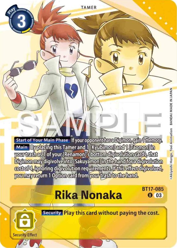 Rika Nonaka [BT17-085] (Premium Heroines Set) [Secret Crisis] Hot on Sale