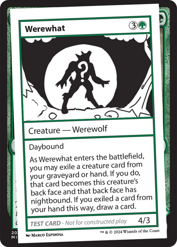 Werewhat [Mystery Booster 2 Playtest Cards] Sale