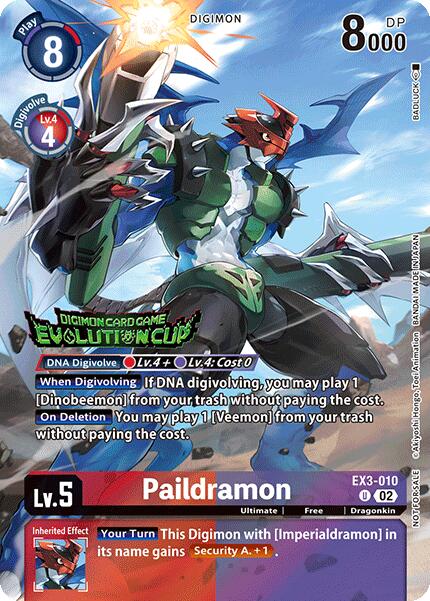 Paildramon [EX3-010] (2024 Evolution Cup) [Draconic Roar] Fashion