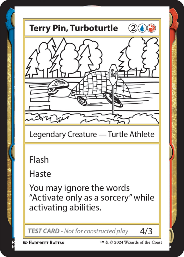 Terry Pin, Turboturtle [Mystery Booster 2 Playtest Cards] Cheap