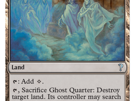 Ghost Quarter (White Border) [Mystery Booster 2] For Sale