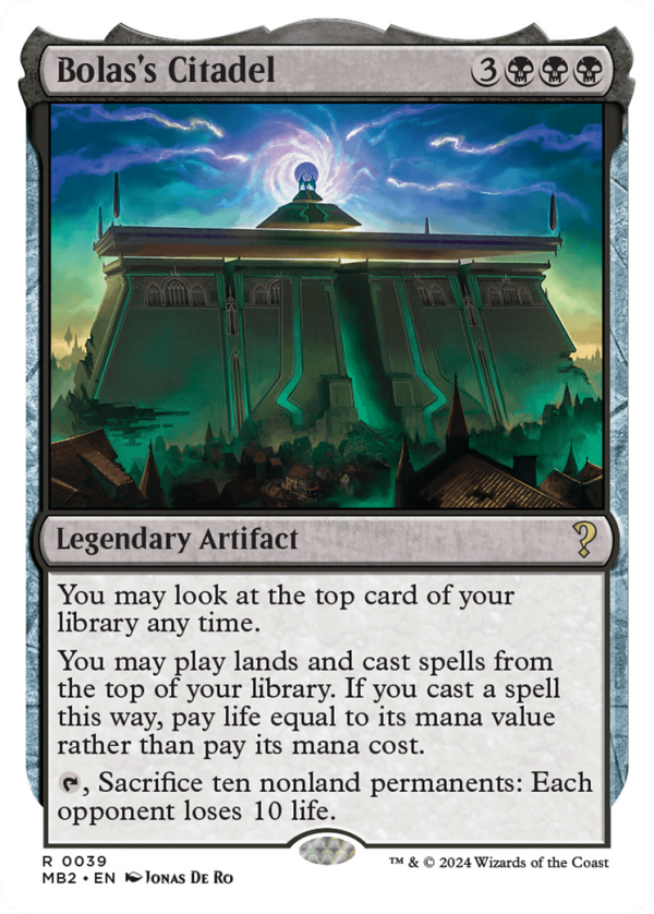 Bolas s Citadel (White Border) [Mystery Booster 2] Online Hot Sale