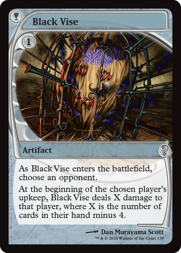 Black Vise (Future Sight) [Mystery Booster 2] Cheap