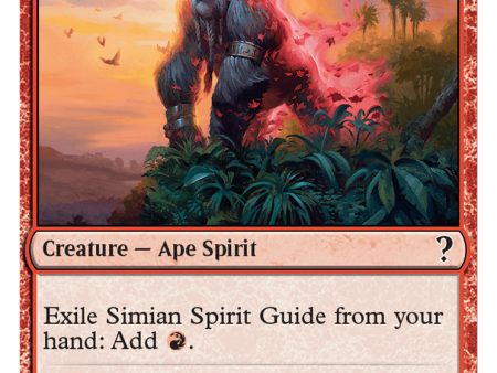 Simian Spirit Guide (White Border) [Mystery Booster 2] For Cheap