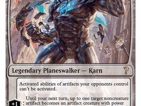 Karn, the Great Creator (White Border) [Mystery Booster 2] Online now