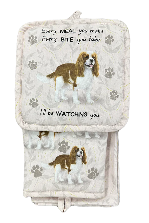 Pet Oven Mitt Set King Charles Cavalier Online