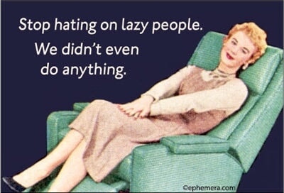 Stop hating on lazy people Ephemera Refrigerator Magnet Online now