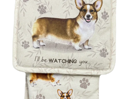 Pet Oven Mitt Set Welsh Corgie For Discount