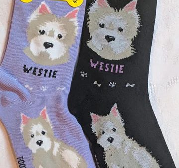 Westie Socks Foozys Unisex Crew For Sale