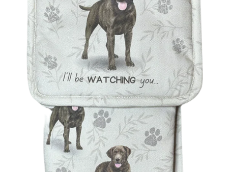 Pet Oven Mitt Set Chocolate Labrador Discount