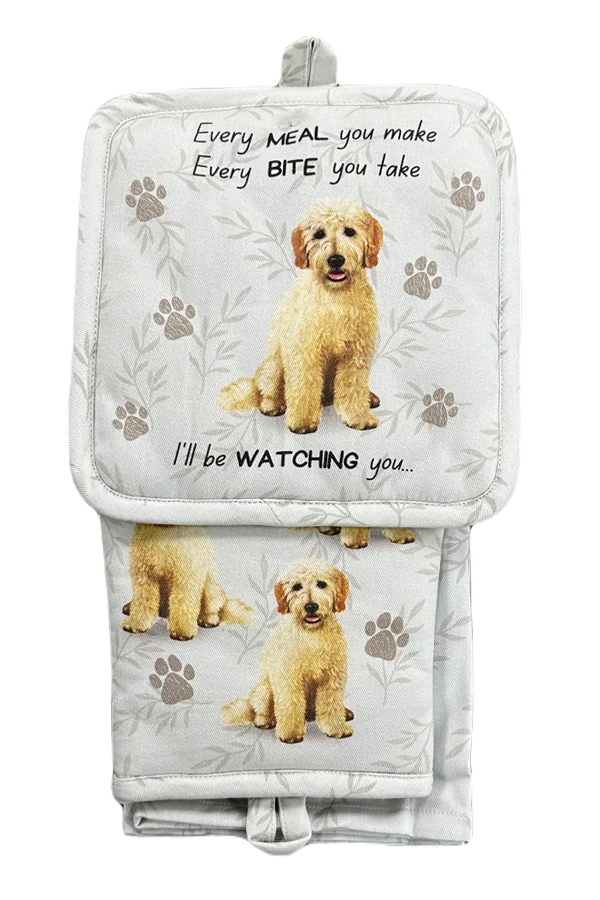 Pet Oven Mitt Set Goldendoodle Hot on Sale