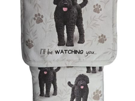 Pet Oven Mitt Set Dark Labradoodle Hot on Sale