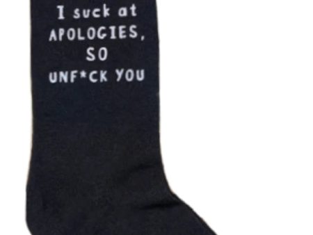 What d You Say? Socks I Suck At Apologies Cheap