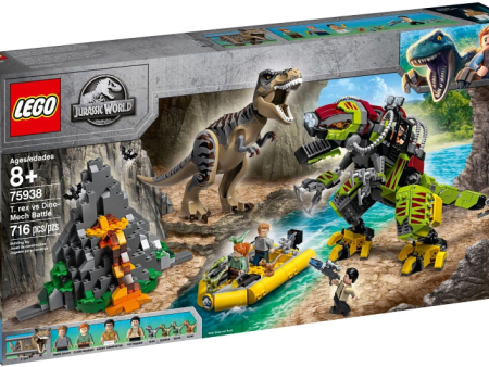 T. rex vs Dino-Mech Battle, 75938 Cheap