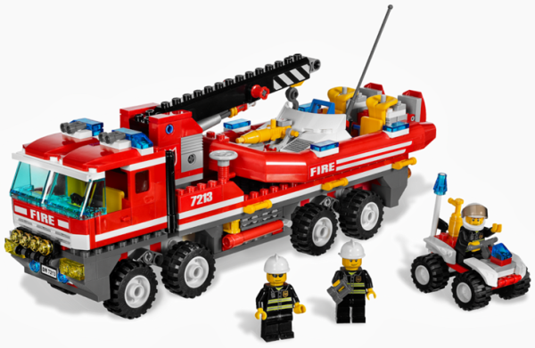 Off-Road Fire Truck & Fireboat, 7213 Discount