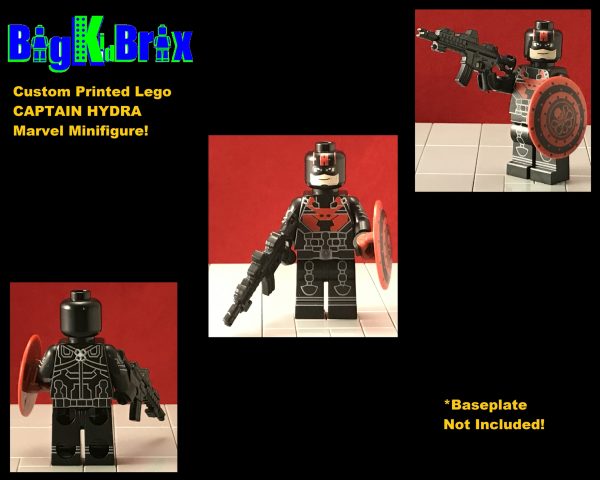 Captain Hydra Custom Printed & inspired Marvel Lego Minifigure. on Sale