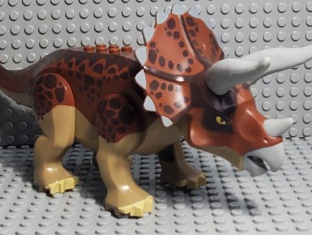 LEGO® Dinosaur Triceratops with Reddish Brown Back, Tricera01 Supply