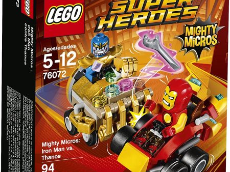 Mighty Micros: Iron Man vs. Thanos, 76072 Fashion