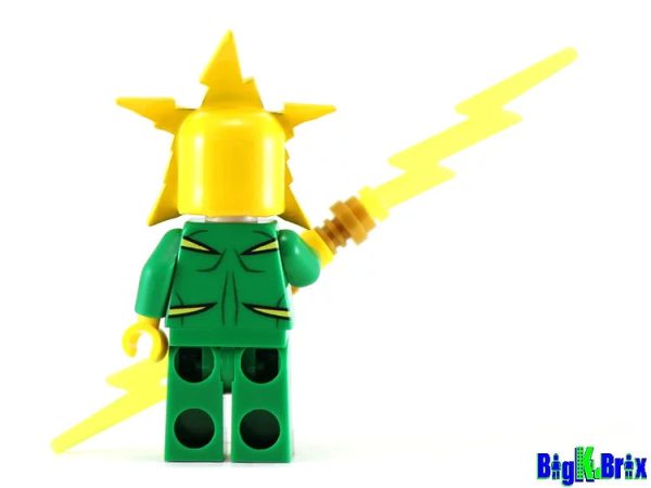 Electro Custom Printed Marvel Lego Minifigure! Cheap