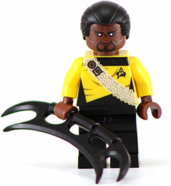 Worf Custom Printed Star Trek Lego Minifigure For Sale