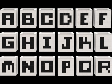 Digit Cubes - Single Letters Sale