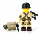 WWII U.S. Army 82nd Airborne Paratrooper Custom Minifigure, BB2 Hot on Sale