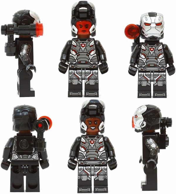 War Machine - Black and Silver Armor with Backpack, col334 Online