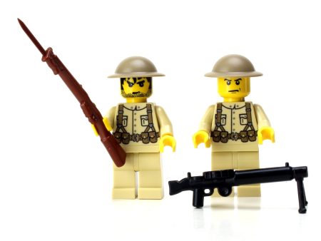 WWI Doughboy Soldiers Custom Minifigure on Sale