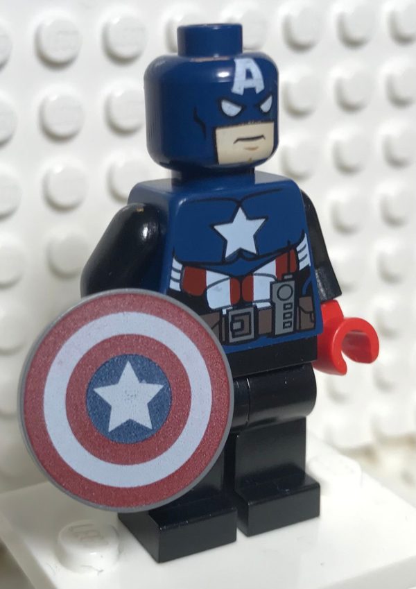 Toy Fair 2012 Captain America Lego Minifigure, sh0028 Fashion