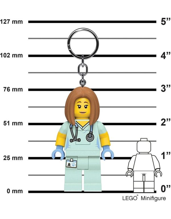 LEGO® Nurse Keychain LED Light 3” Online