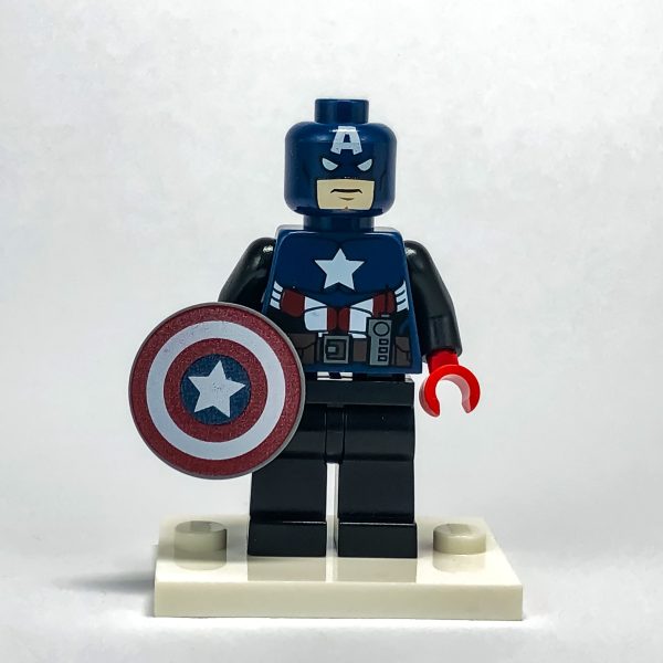 Toy Fair 2012 Captain America Lego Minifigure, sh0028 Fashion