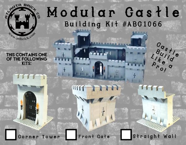 Modular Castle System Building Kit #ABC1066 For Sale