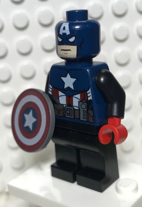 Toy Fair 2012 Captain America Lego Minifigure, sh0028 Fashion