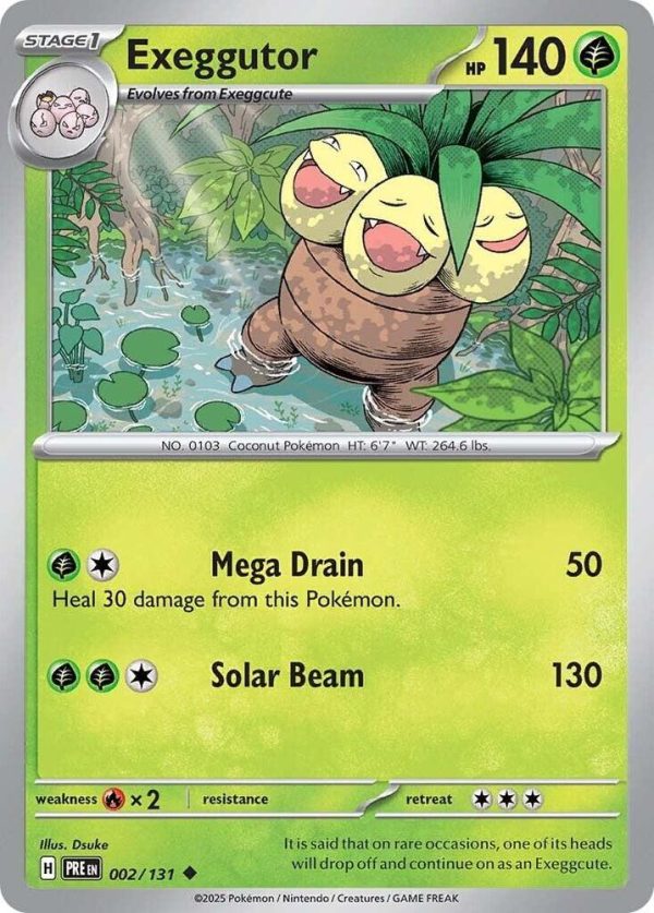 Exeggutor (002 131) [Scarlet & Violet: Prismatic Evolutions] Sale