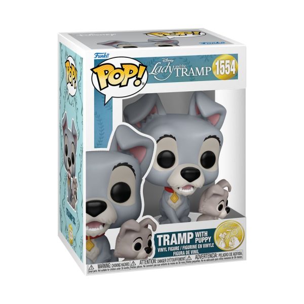 Lady & The Tramp: 70th Anniversary - Tramp with Puppy Pop! Vinyl 1554 Online Hot Sale