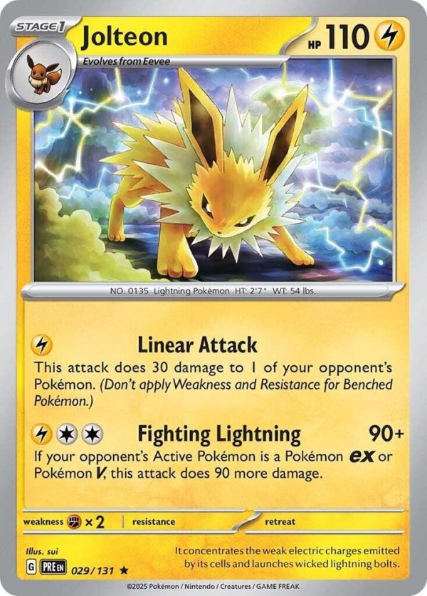 Jolteon (029 131) [Scarlet & Violet: Prismatic Evolutions] Cheap