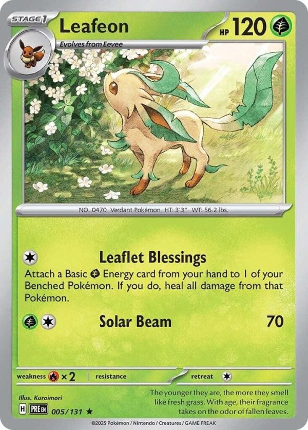 Leafeon (005 131) [Scarlet & Violet: Prismatic Evolutions] Hot on Sale