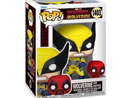 Deadpool & Wolverine - Wolverine with Babypool Pop! Vinyl 1403 Sale