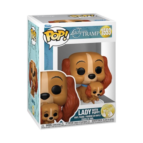 Lady & The Tramp: 70th Anniversary - Lady with Puppy Pop! Vinyl 1553 For Sale