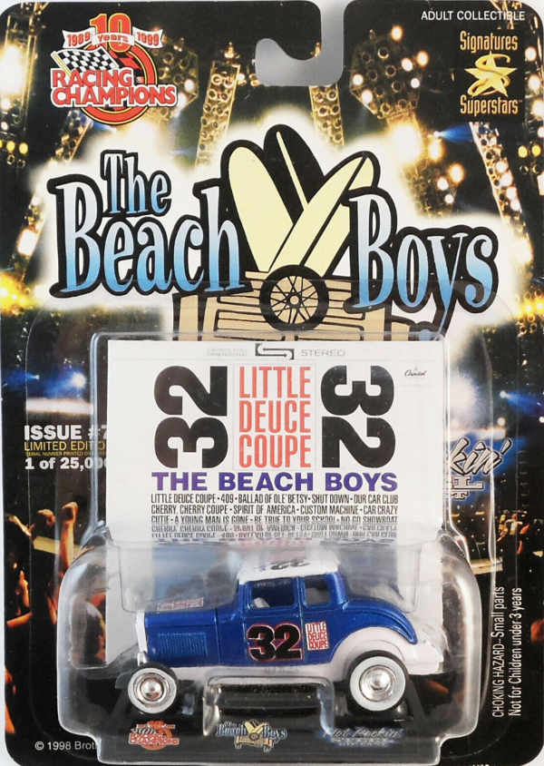 BEACH BOYS: LITTLE DEUCE COUPE CAR - RACING CHAMPIONS-#7 Online Hot Sale