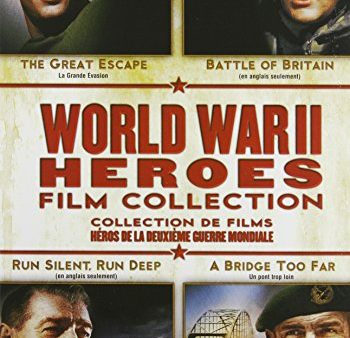 WORLD WAR II HEROES FILM COLLECTION (RUN SILENT, RUN DEEP   THE GREAT ESCAPE   A BRIDGE TOO FAR   THE BATTLE OF BRITAIN) (BILINGUAL) For Sale