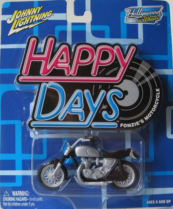 HAPPY DAYS: FONZIE S MOTORCYCLE - JOHNNY LIGHTNING-2003 Online Sale